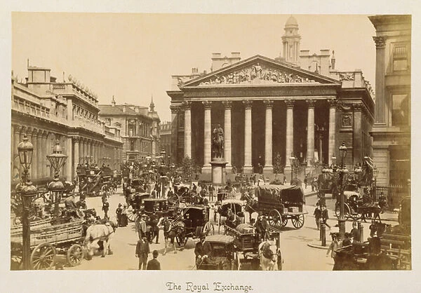 The Royal Exchange (sepia photo)
