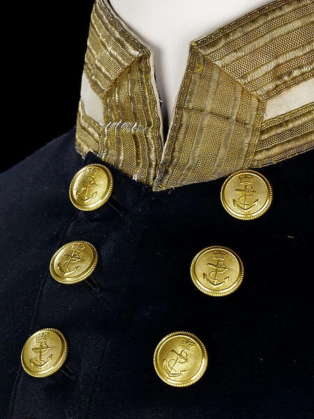 Royal Naval uniform: pattern 1843, c.1843 (textile)