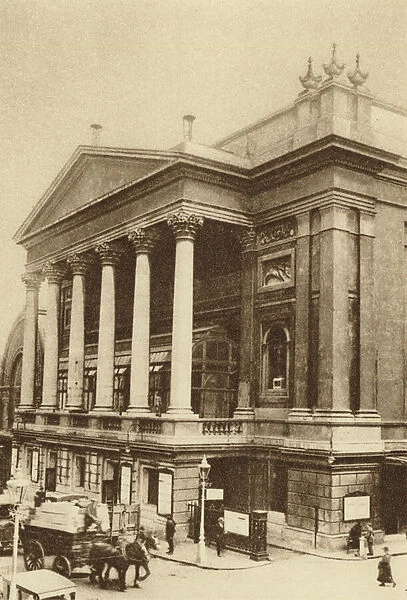 Royal Opera House, Covent Garden (b  /  w photo)