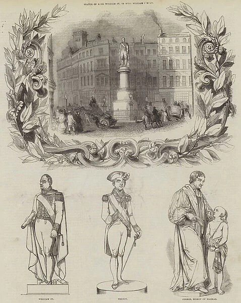 Royal Statues (engraving)