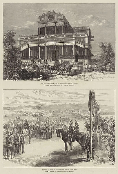 Royal Visit to India (engraving)