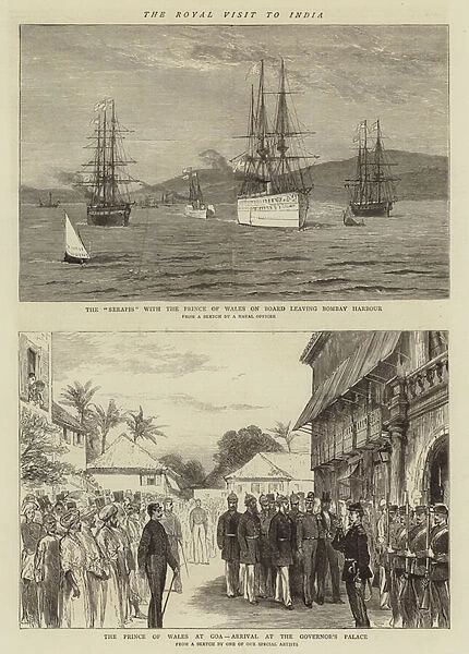 The Royal Visit to India (engraving)