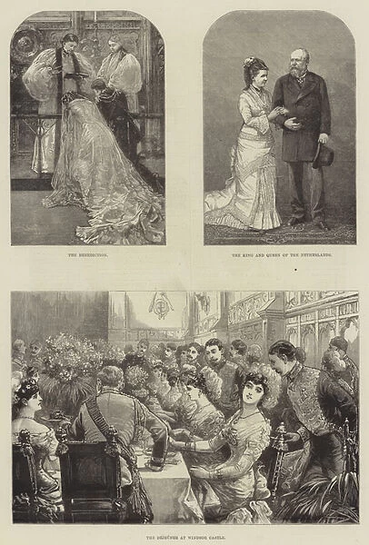 Royal Wedding of Prince Leopold and Princess Helena (engraving)