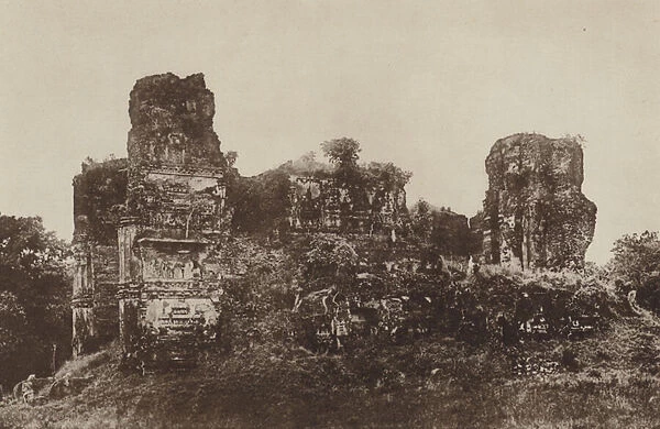 Ruined Cities of Ceylon: Jetawanarama, from the North (b  /  w photo)