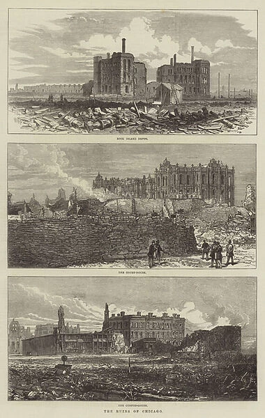 The Ruins of Chicago (engraving)