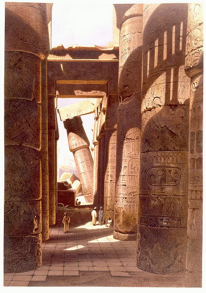 Ruins Temple of Karmak, 1874