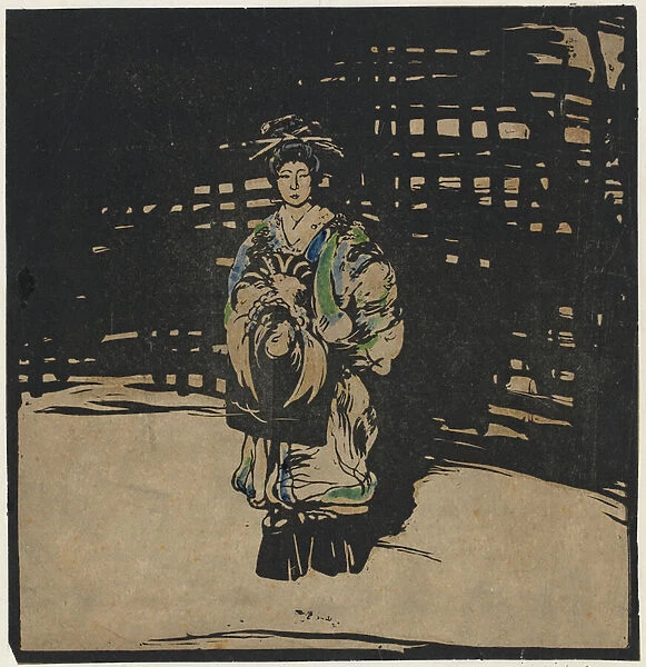 Sada Jakko, 1923 (woodcut)