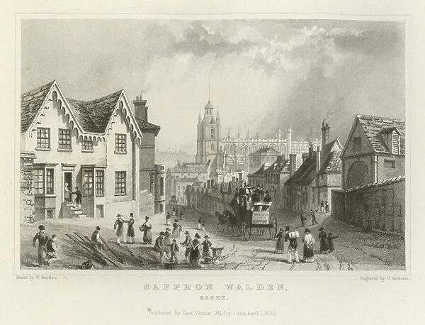 Saffron Walden, Essex (engraving)