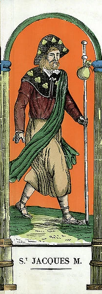 Saint James the Major, (Epinal print)