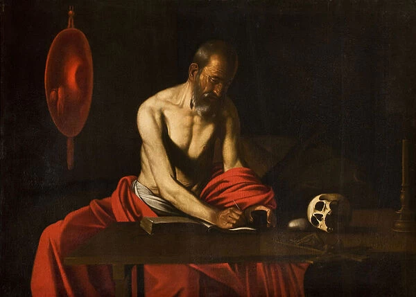 Saint Jerome, 1607 (oil on canvas)