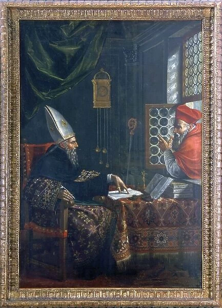Saint Jerome appears to Saint Augustine, 1599 (painting)