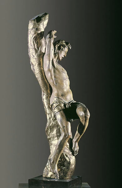 Saint Sebastian, 16th century (polychrome wood sculpture)