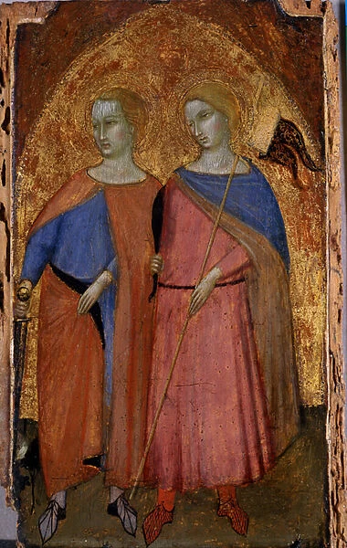 Saints Galganus and Ansanus, c. 1360 (tempera on poplar wood)