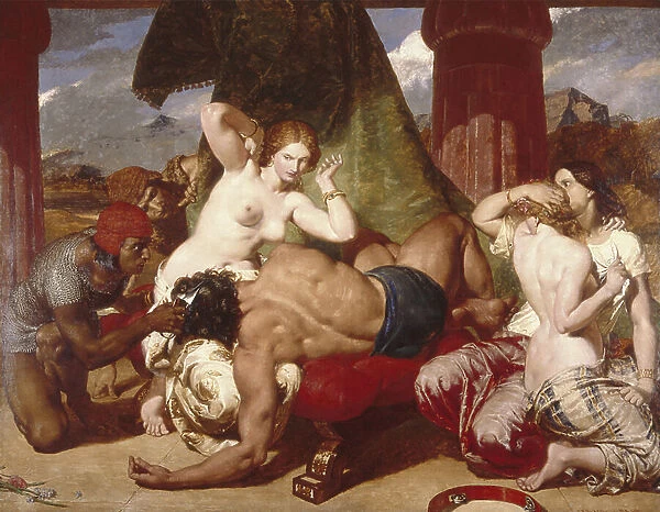 Samson Betrayed, 1850 (oil on canvas)