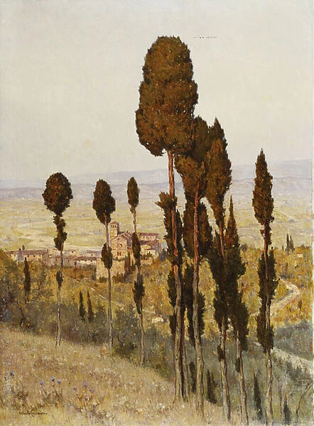 San Francesco, Assisi (oil on canvas)