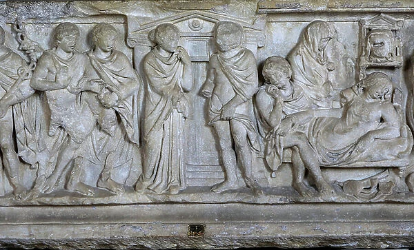 Sarcophagus with the myth of Protesilaus