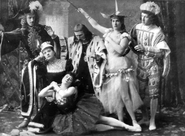 A scene from the first performance of Tchaikovskys ballet