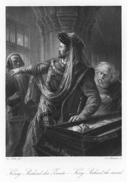 Scene from King Richard the second (engraving)