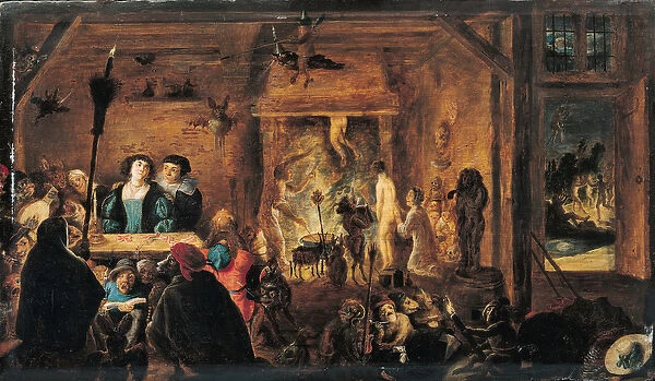A Scene of Sorcery, 1633 (oil on canvas)