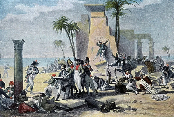 Scene in Upper Egypt (Living Denon and the French Armee at rest among the remains