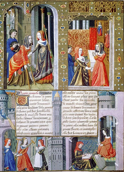 Scenes of daily life in France in the middle ages