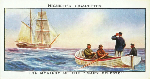 Sea Adventure: The mystery of the 'Mary Celeste' (colour litho)