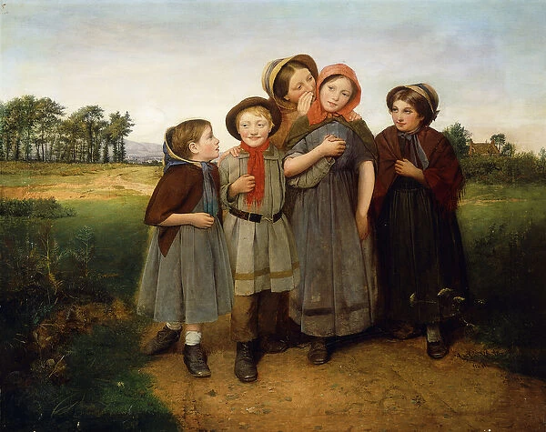 The Secret, 1855 (oil on canvas)