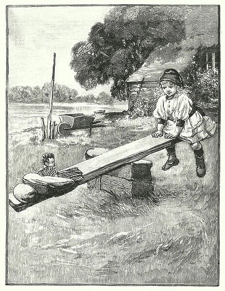 See-Saw with Dolly (engraving)