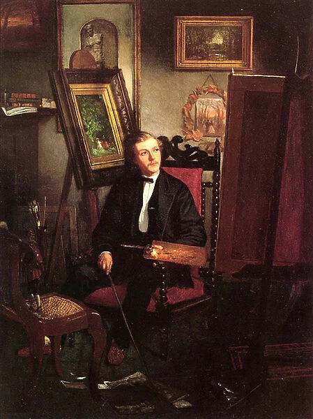 Self portrait, c. 1870 (oil on canvas)