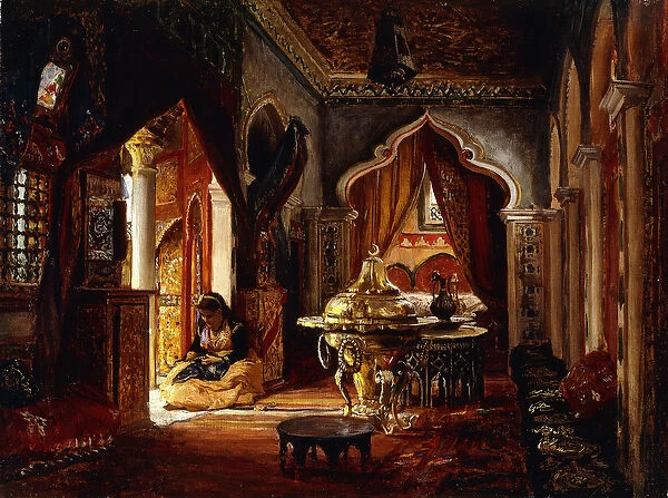 Within the Seraglio, 1879 (oil on canvas)
