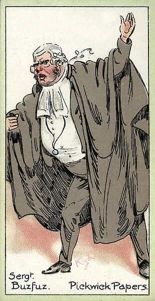 Sergeant Buzfuz, from The Pickwick Papers, by Charles Dickens