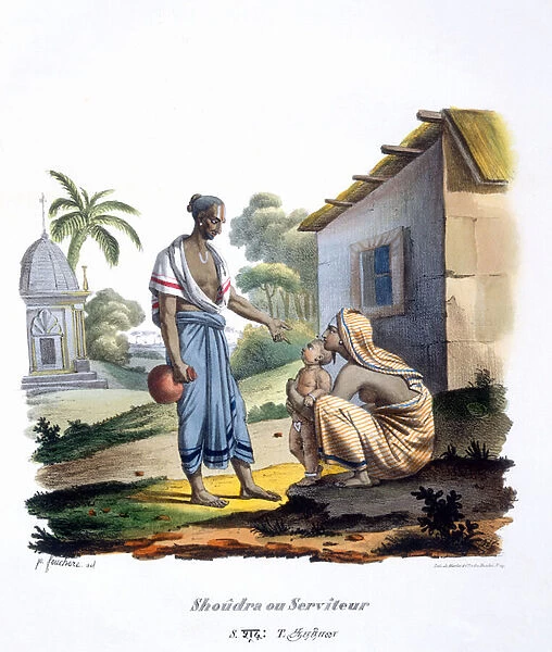 A Servant, 1827-35 (colour litho)