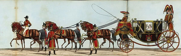 Seventh Carriage of the Royal Household in Queen Victorias coronation parade