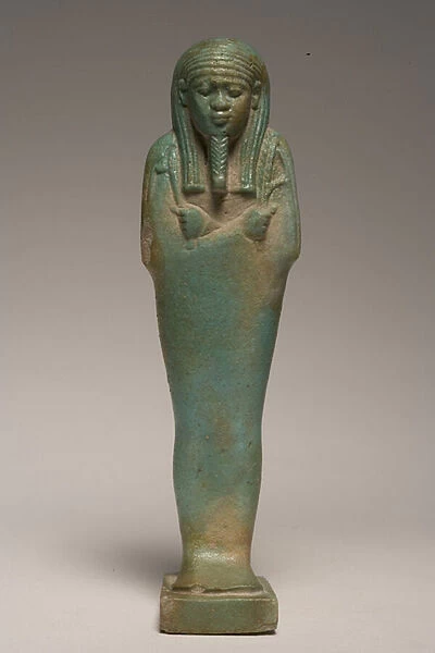 Shabti figure for Padineith (faience) (see also 247997)