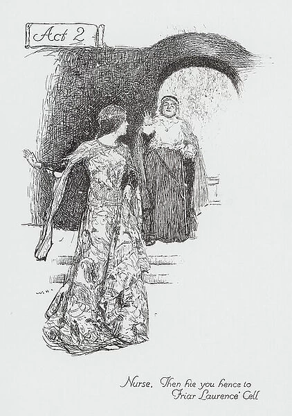 Shakespeare's Romeo and Juliet: Act 2 (litho)