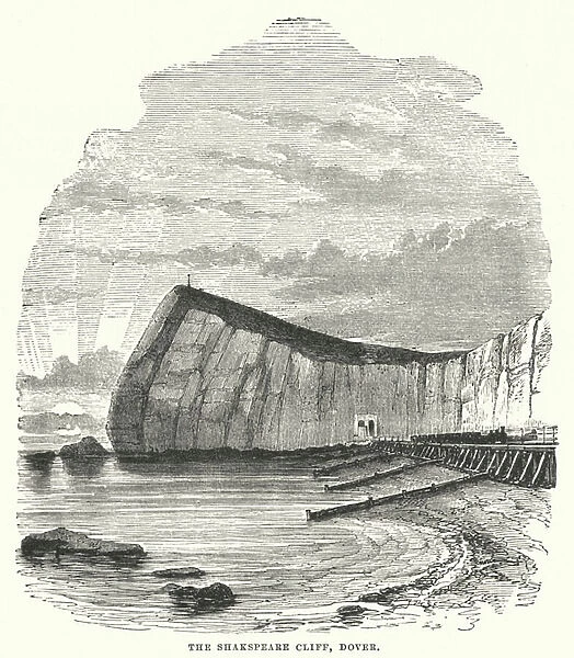 The Shakspeare Cliff, Dover (engraving)