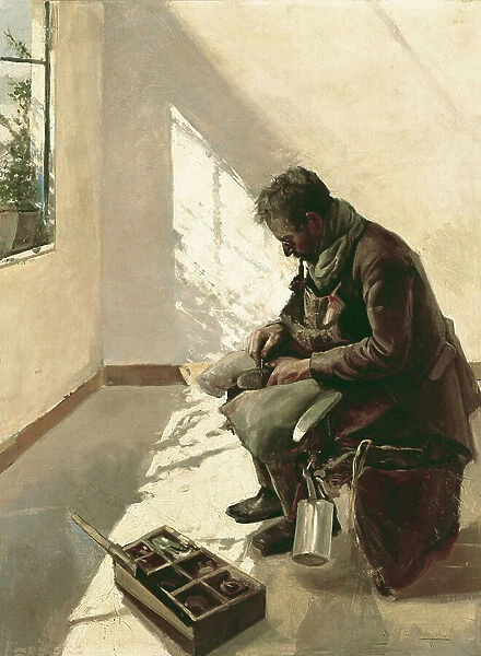 The shoemaker, 1894 (oil on canvas)