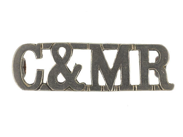 Shoulder title, Coorg and Mysore Rifles, 1884-1917 and 1933-1947 (metal)