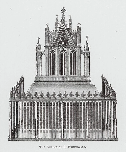 The Shrine ofs Erkenwald (engraving)