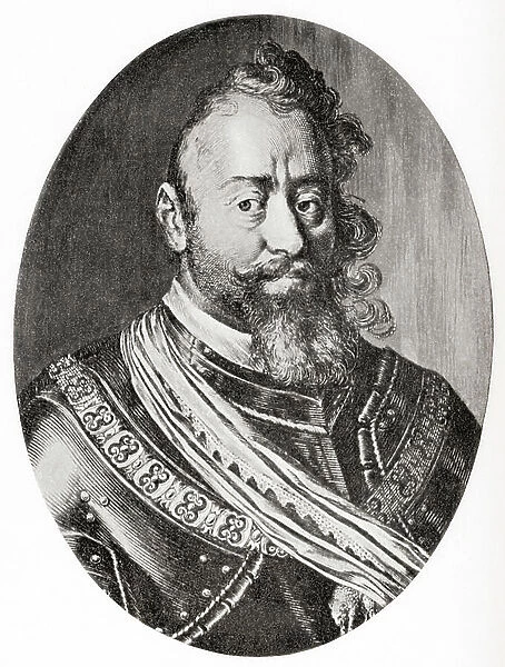 Sigismund Bathory, Prince of Transylvania, from Hutchinson's History of the Nations, pub. 1915 (print)