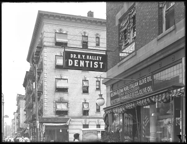 Sign for Dr. H. Y. Halley, 1456 St. Nicholas Avenue, New York City, August 2