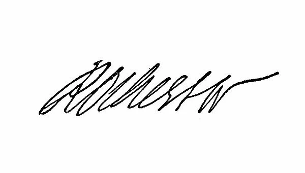 Signature of Wilmot, Earl of Rochester (litho)