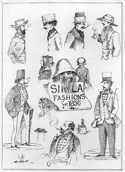 Simla Fashions for 1850