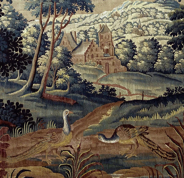 Sint-Walburgakerk, interior view, Oudenaarde (tapestry)