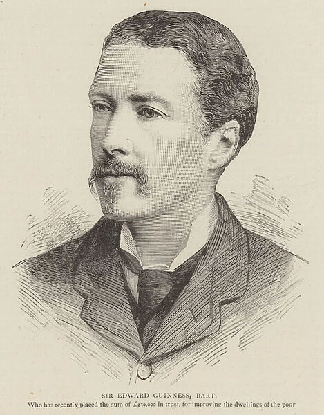 Sir Edward Guinness, Baronet (engraving)