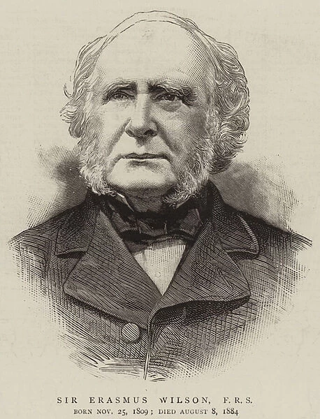 Sir Erasmus Wilson, FRS (engraving)