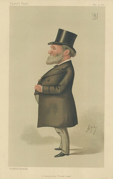 Sir James Corry (colour litho)