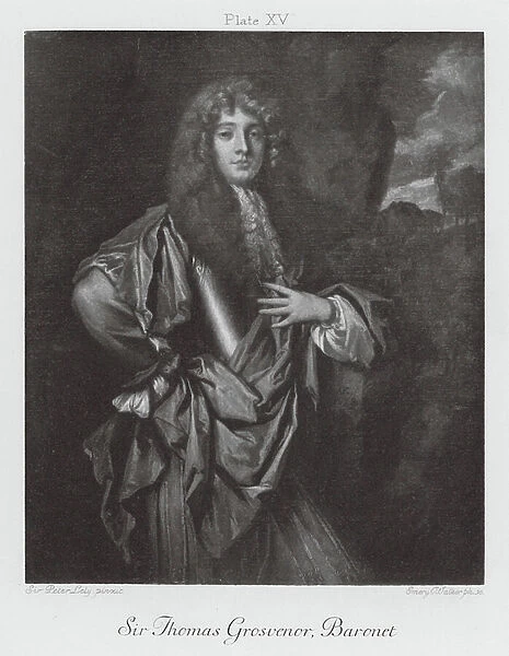 Sir Thomas Grosvenor, Baronet (litho)