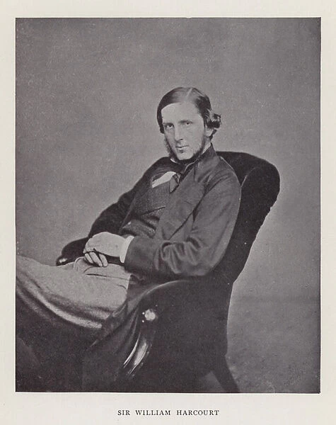 Sir William Harcourt (b  /  w photo)