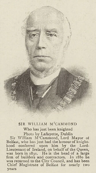 Sir William M Cammond (engraving)